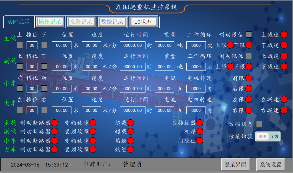 桥、门式起重机安全监控系统